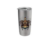 Reading Spider in Web Book Lover Stainless Steel Insulated Tumbler
