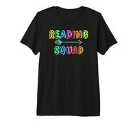 Reading Squad I Teach Kindergarten ELA Teacher Read Literacy Premium T-Shirt