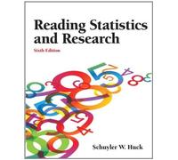 Reading Statistics and Research (6th Edition) by Huck, Schuyler W. (2011) Paperback