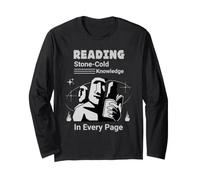 Reading: Stone-Cold Knowledge in Every Page Long Sleeve T-Shirt