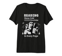 Reading: Stone-Cold Knowledge in Every Page Premium T-Shirt