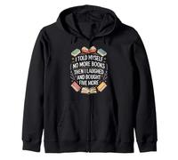 Reading Teacher for Readers Bookworms and Librarian Zip Hoodie