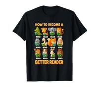 Reading Teacher How to Become a Better Reader Book Lover T-Shirt