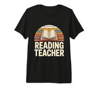 Reading Teacher Open Book Literacy Education Premium T-Shirt