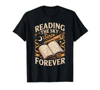 Reading the Sky Since Forever Constellation Star Map Night Value Graphic T-Shirt