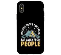 Reading Under The Stars Far Away From People Book Lover Case for iPhone X/XS