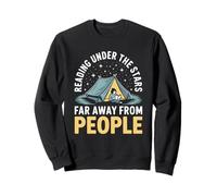 Reading Under The Stars Far Away From People Book Lover Sweatshirt