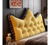 Reading Wedge Pillow 90x50cm Soft Back Cushion for Bed & Sofa Comfortable Supportive Reading Bolster Ideal for Bedside & Couch Relaxation