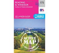 Landranger Active 175 Reading, Windsor, Henley-on-Thames & Bracknell Map With Digital Version, Pink One Size