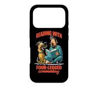 Reading with four-legged commentary Case for iPhone 17 Pro