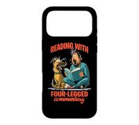 Reading with four-legged commentary Case for iPhone 17 Pro Max