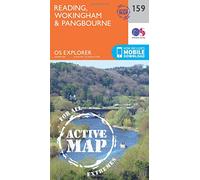 Explorer Active 159 Reading, Wokingshire & Pangbourne Map With Digital Version - Orange, Orange One Size
