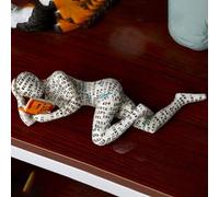 Reading Women Figures, Pulp Reading Women Figurine Thinker - Aesthetic Sculpture Thinker Style Statue Decoration Reading Figurines,Abstract Non Fading Women Figurine for Home Bedroom Shelf Desktop