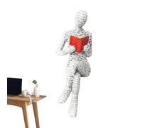 Reading Women Figurine Decor Modern Abstract Art Sculpture Resin
