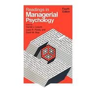 Readings in Managerial Psychology