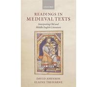 Readings in Medieval Texts by David F. Johnson, Elaine Treharne - 9780199261635