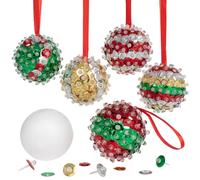 READY 2 LEARN Create Your Own Sequin Ornaments, Set of 6