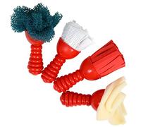 READY 2 LEARN Textured Art Tools | Set of 4 | Jumbo Paint Brushes for Toddlers and Kids | Set 1 | DIY Patterns and Effects