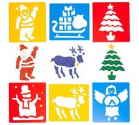 READY 2 LEARN Washable Christmas Stencils (Set of 6)