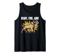 Ready Aim Fire Star Sign Horoscope Zodiac Sign Tank Top