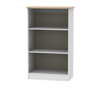 Ready Assembled 2 U Albert Bookcase in White Ash & Oak (Ready Assembled) in Grey Ready Assembled 2 U Grey