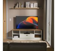 Ready Assembled 2 U Albert Wide 1 Drawer TV & Media Unit (Ready Assembled) in Cream | Size: Large Ready Assembled 2 U Cream Large