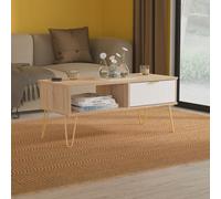 Ready Assembled 2 U Bexley 1 Drawer Coffee Table (Ready Assembled) in Natural Ready Assembled 2 U Natural