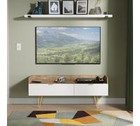 Ready Assembled 2 U Bexley 2 Drawer Coffee TV Unit (Ready Assembled) Ready Assembled 2 U Multicolor