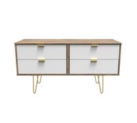 Ready Assembled 2 U Bexley 4 Drawer Bed Box (Ready Assembled) | Size: Small Ready Assembled 2 U Multicolor Small