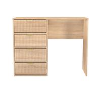 Ready Assembled 2 U Bexley 4 Drawer Vanity (Ready Assembled) in Light Oak Ready Assembled 2 U Light Oak