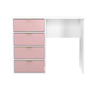 Ready Assembled 2 U Bexley 4 Drawer Vanity (Ready Assembled) in Pink Ready Assembled 2 U Pink