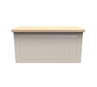 Ready Assembled 2 U Cambridge Blanket Box (Ready Assembled) in Taupe Ready Assembled 2 U Taupe