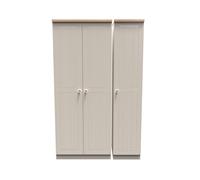 Ready Assembled 2 U Cambridge Triple Plain Wardrobe (Ready Assembled) in Taupe Ready Assembled 2 U Taupe