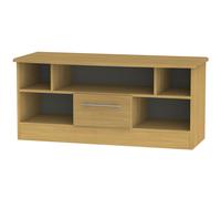 Ready Assembled 2 U Carlton 1 Drawer TV & Media Unit (Ready Assembled) in Natural | Size: Large Ready Assembled 2 U Natural Large