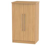Ready Assembled 2 U Carlton 2 Door Midi Wardrobe (Ready Assembled) in Natural Ready Assembled 2 U Natural