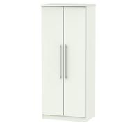 Ready Assembled 2 U Carlton 2 Door Wardrobe (Ready Assembled) in White | Size: Large Ready Assembled 2 U White Large