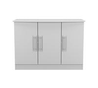 Ready Assembled 2 U Carlton 3 Door Sideboard (Ready Assembled) in Grey | Size: Large Ready Assembled 2 U Grey Large