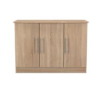 Ready Assembled 2 U Carlton 3 Door Sideboard (Ready Assembled) in Light Oak | Size: Large Ready Assembled 2 U Light Oak Large