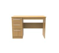 Ready Assembled 2 U Carlton 3 Drawer Desk (Ready Assembled) in Natural Ready Assembled 2 U Natural