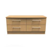 Ready Assembled 2 U Carlton 4 Drawer Bed Box (Ready Assembled) in Natural | Size: Small Ready Assembled 2 U Natural Small