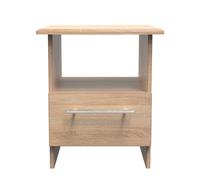 Ready Assembled 2 U Carlton Bottom Drawer Lamp Table (Ready Assembled) in Light Oak | Size: Small Ready Assembled 2 U Light Oak Small