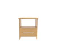 Ready Assembled 2 U Carlton Bottom Drawer Lamp Table (Ready Assembled) in Natural | Size: Small Ready Assembled 2 U Natural Small
