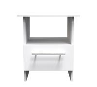 Ready Assembled 2 U Carlton Bottom Drawer Lamp Table (Ready Assembled) in White | Size: Small Ready Assembled 2 U White Small