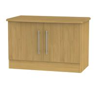 Ready Assembled 2 U Carlton Compact 2 Door TV & Media Unit (Ready Assembled) in Natural | Size: Medium Ready Assembled 2 U Natural Medium