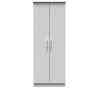Ready Assembled 2 U Cornwall 2 Door Wardrobe (Ready Assembled) in Light Grey Ready Assembled 2 U Light Grey