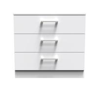 Ready Assembled 2 U Cornwall 3 Drawer Chest (Ready Assembled) in White Ready Assembled 2 U White