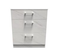 Ready Assembled 2 U Cornwall 3 Drawer Deep Chest (Ready Assembled) in Off-White Ready Assembled 2 U Off-White