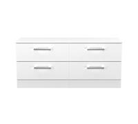 Ready Assembled 2 U Cornwall 4 Drawer Bed Box (Ready Assembled) in White Ready Assembled 2 U White