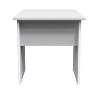 Ready Assembled 2 U Cumbria Stool (Ready Assembled) in White Ready Assembled 2 U White