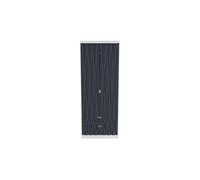 Ready Assembled 2 U Dallas 2 Door 2 Drawer Wardrobe (Ready Assembled) in Dark Blue Ready Assembled 2 U Dark Blue